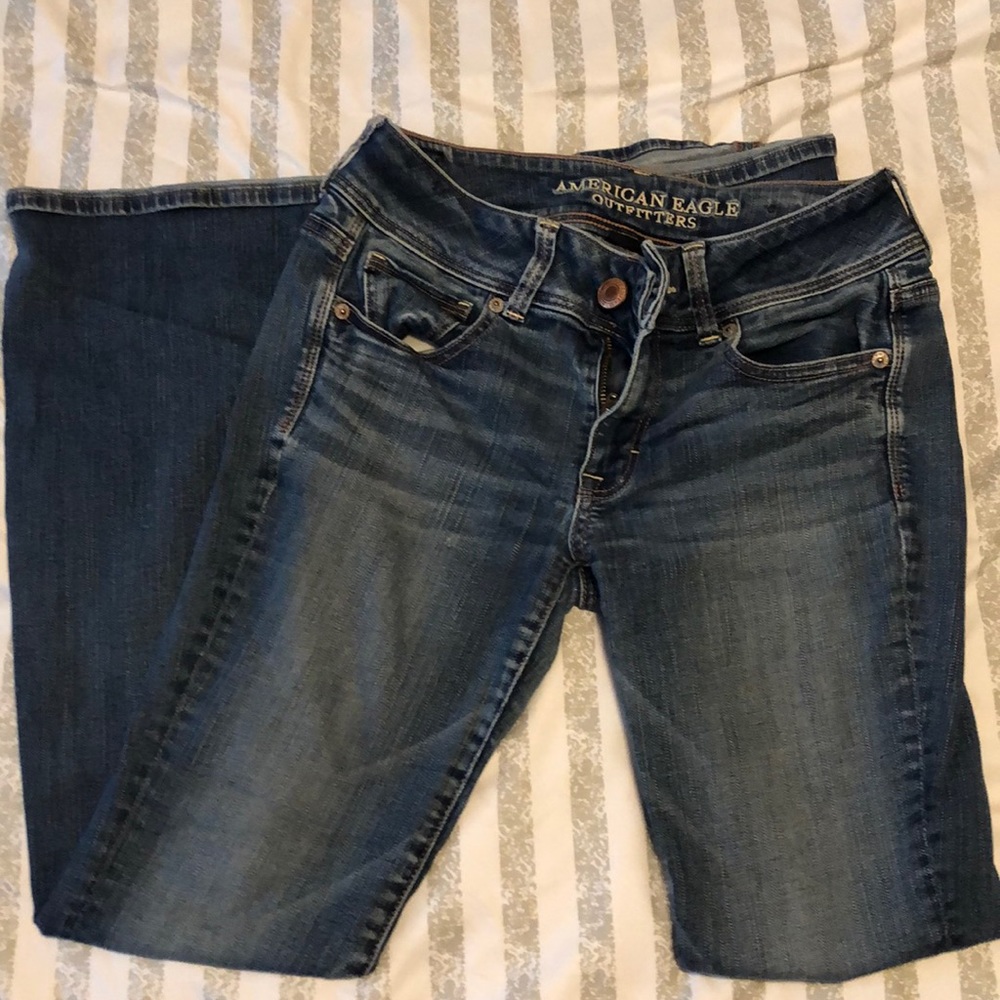 AE kick boot jeans